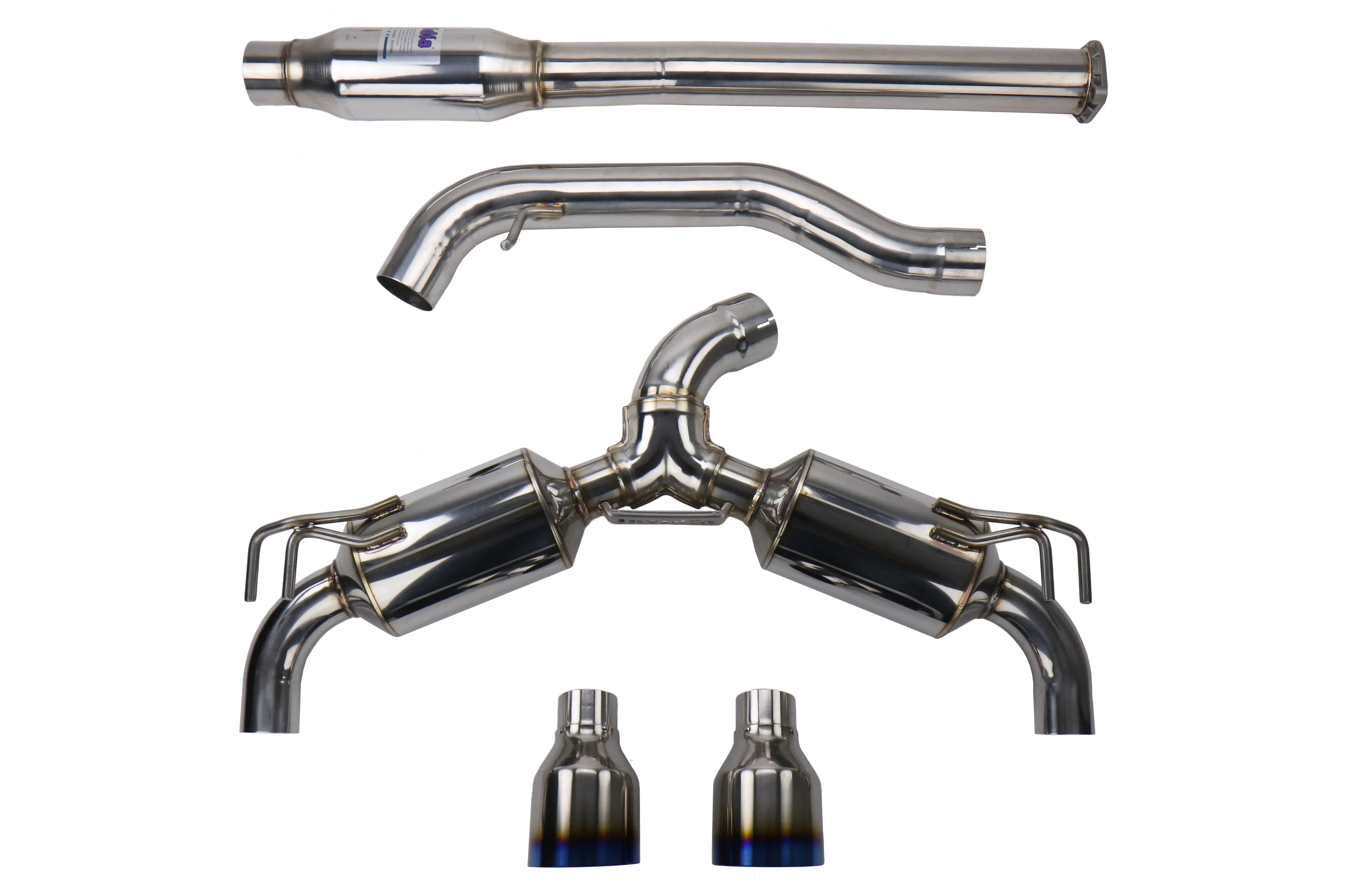 Dual N1 02 Housing Back Exhaust - Mitsubishi Evo X CZ4A - Image 3
