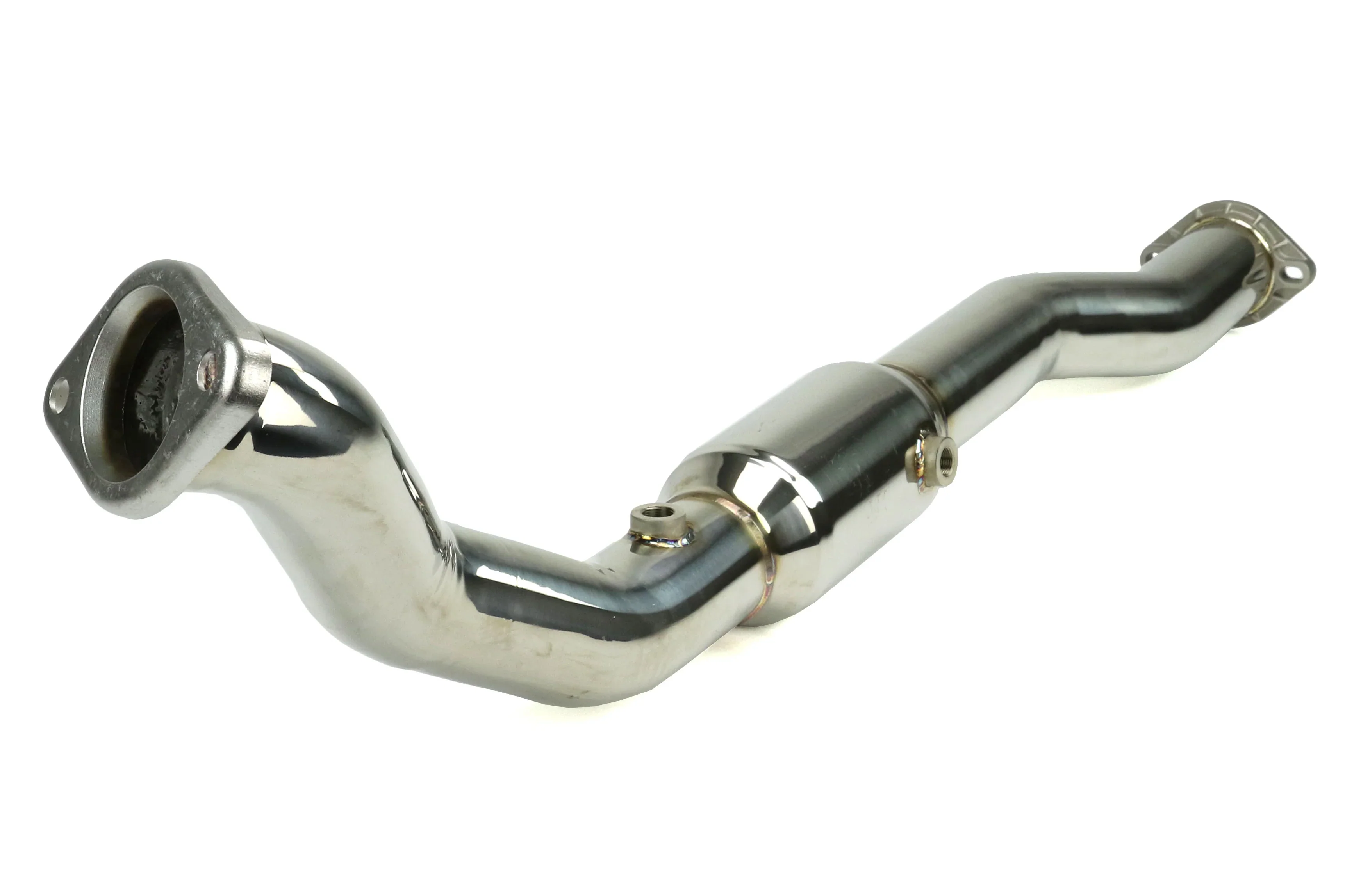 Dual N1 Turbo Back Exhaust w/PSR O2 Housing - Mitsubishi Evo X CZ4A - Image 3