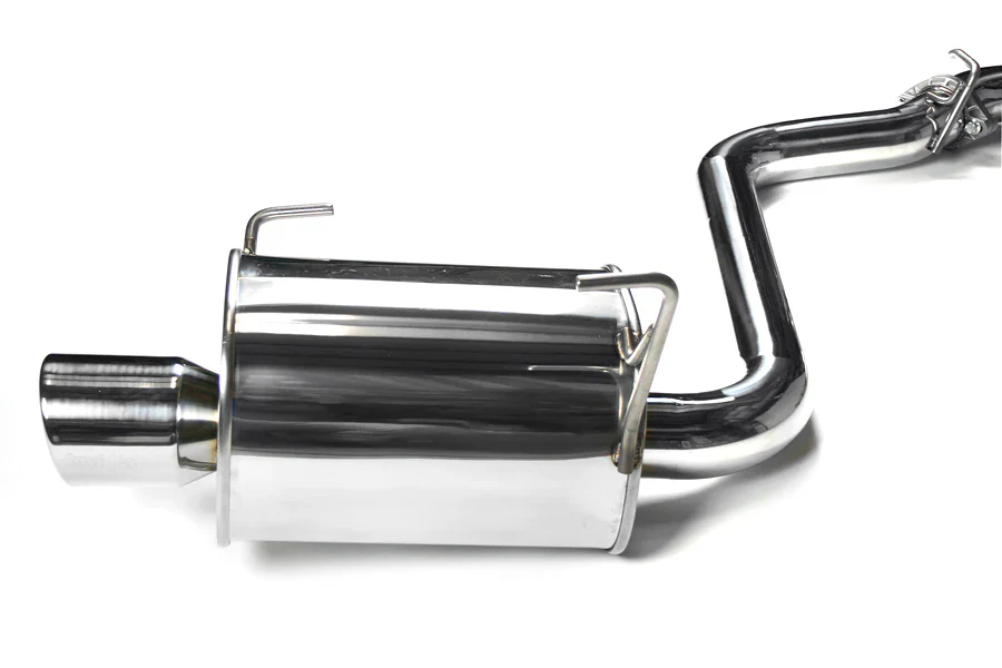 Q300 Cat Back Exhaust Single Exit - Subaru 08-10 WRX Sedan/Forester XT SH 08-13 - Image 3