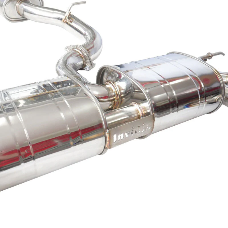 R400 Valved Cat Back Exhaust w/Oval Tips - VW Golf R Mk7 - Image 6