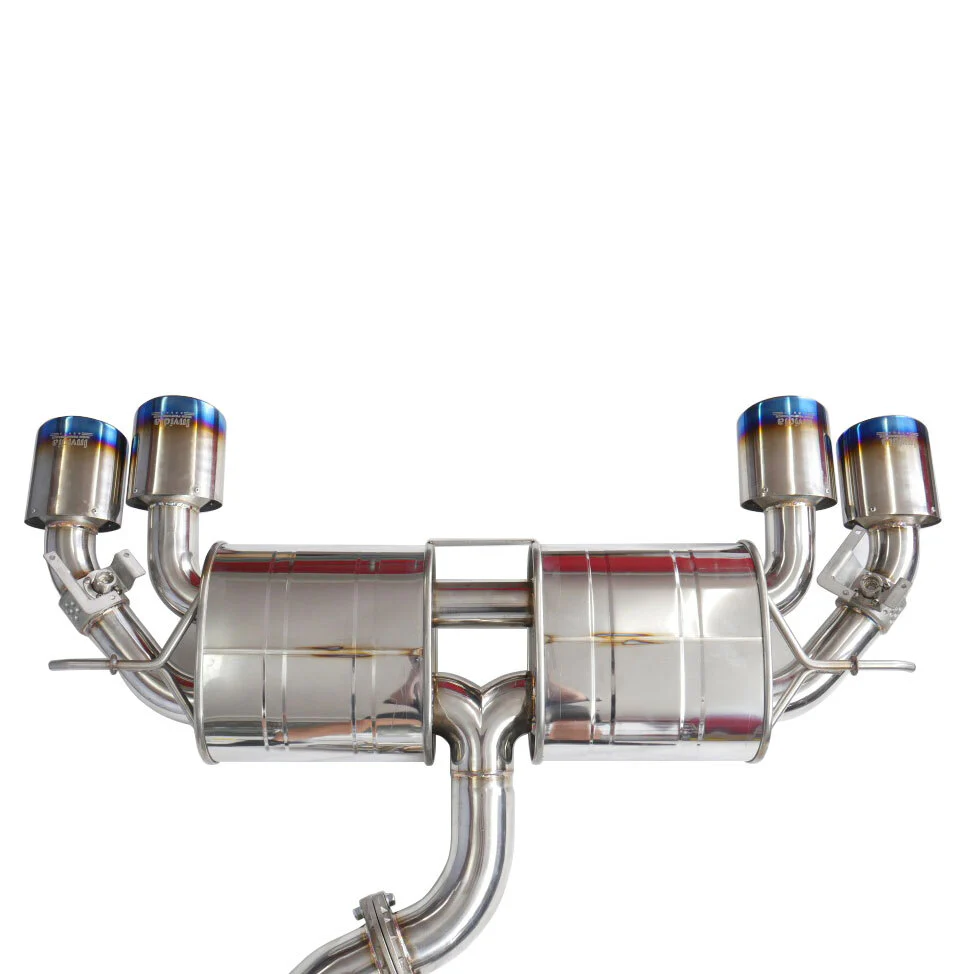 R400 Valved Cat Back Exhaust w/Oval Tips - VW Golf R Mk7 - Image 9