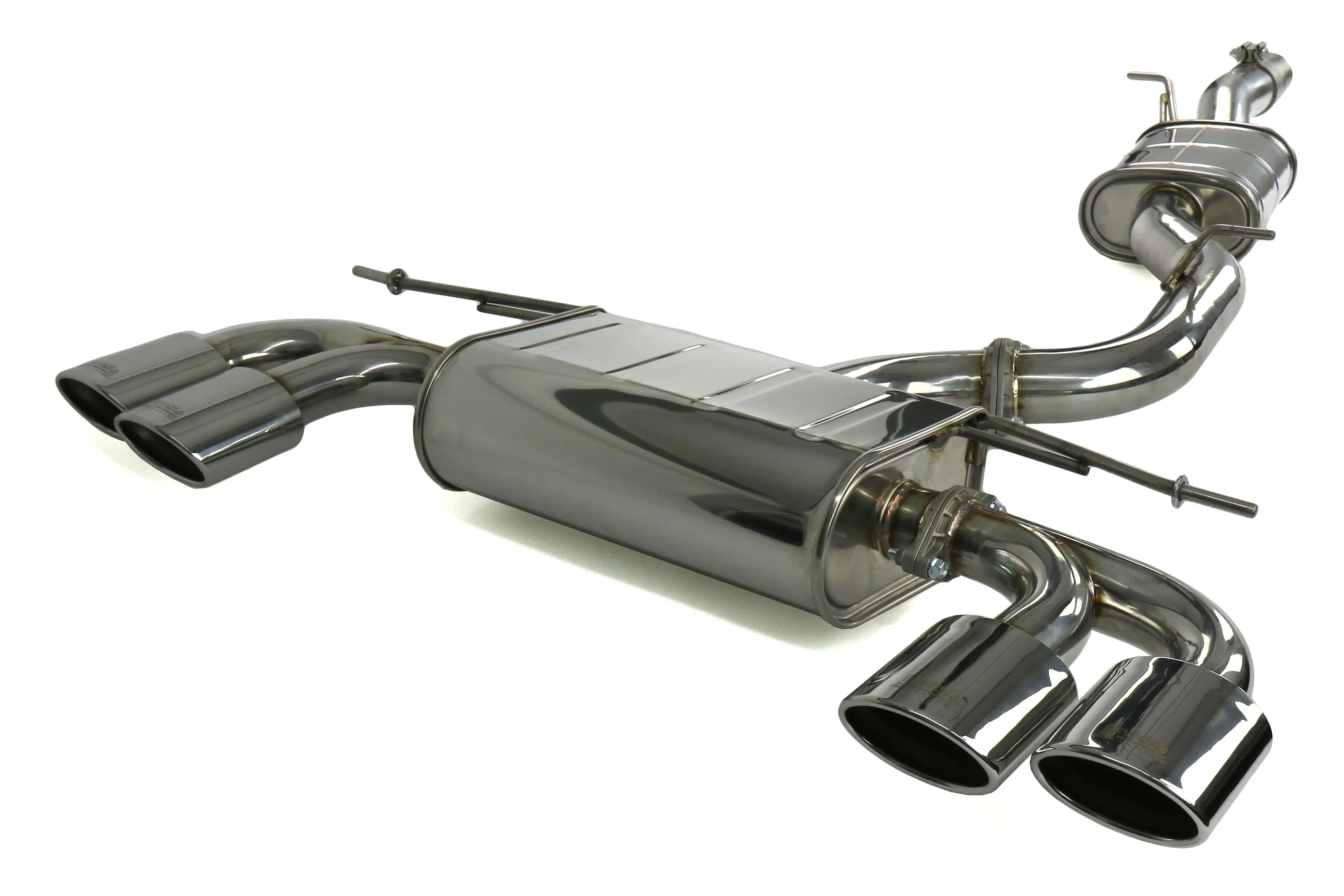 Q300 Non-Valved Catback Exhaust w/Oval Tips - VW Golf R Mk7 - Image 8