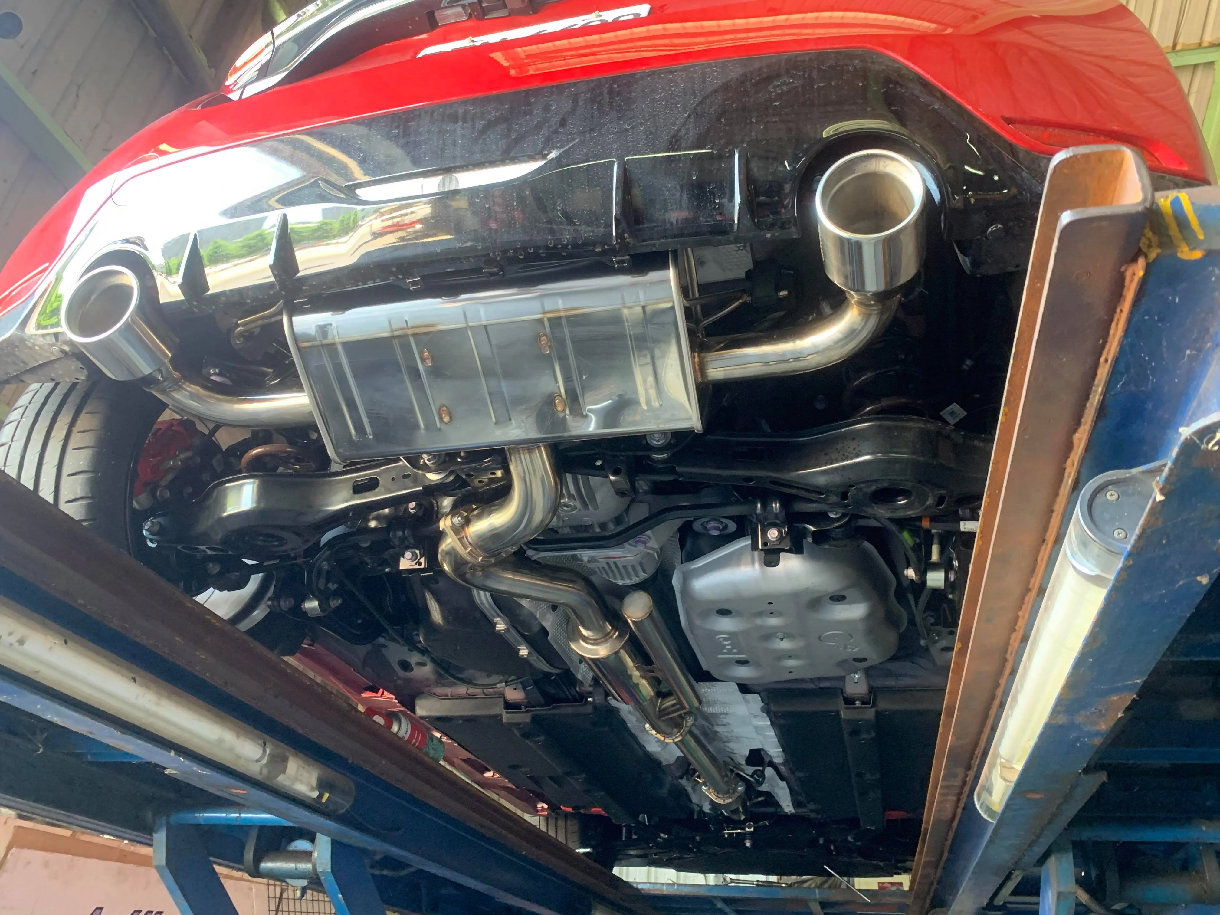 Q300 O2 Housing Back Exhaust - Toyota Yaris GR XPA16R