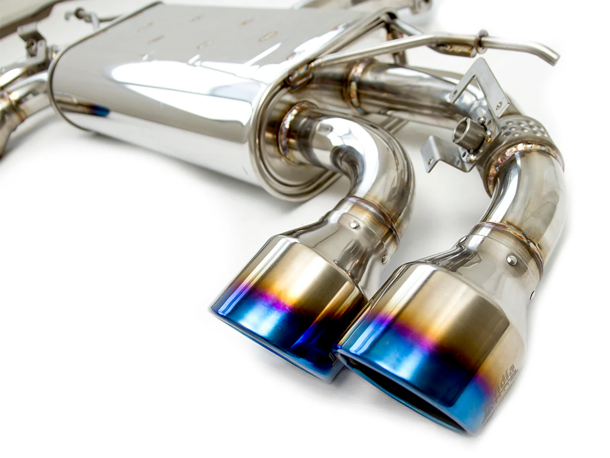Q300 Valved Turbo Back Exhaust w/Round Tips - VW Golf R Mk7 - Image 9