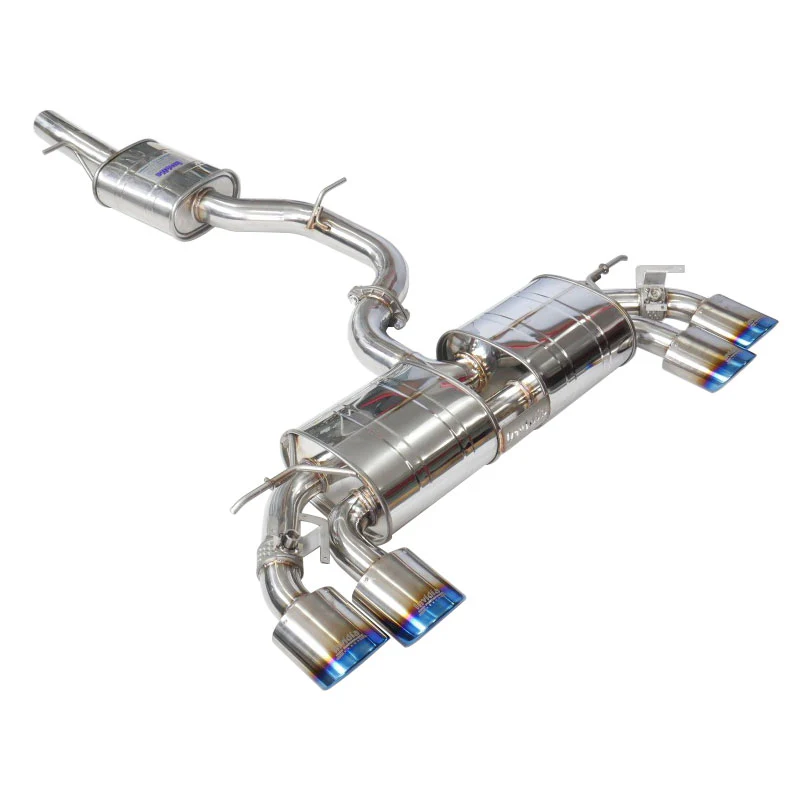 R400 Valved Turbo Back Exhaust w/Oval Tips - VW Golf R Mk7 - Image 2